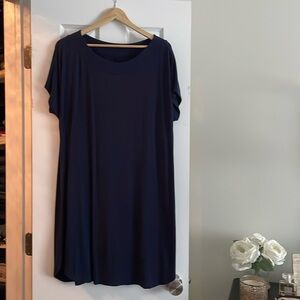 Navy sweatshirt dress, size L